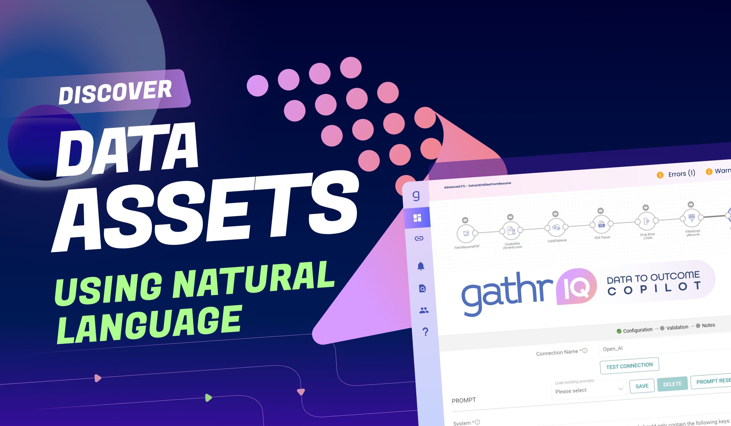Discover data assets using natural language