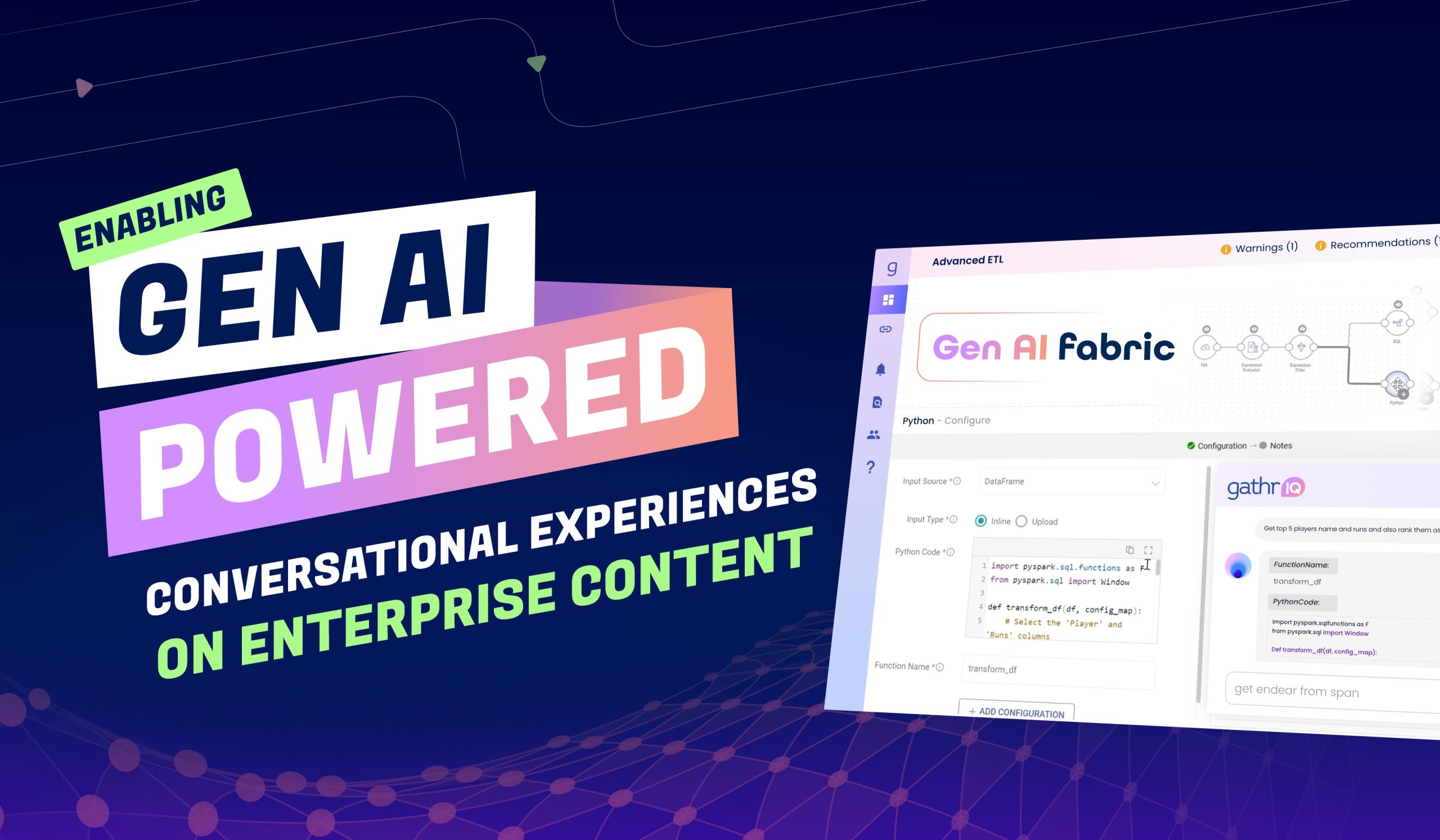 Enabling Gen AI-powered conversational experiences on enterprise content